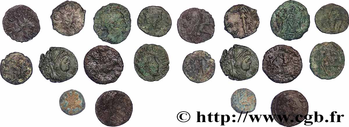 LOTS Lots de 10 monnaies lot