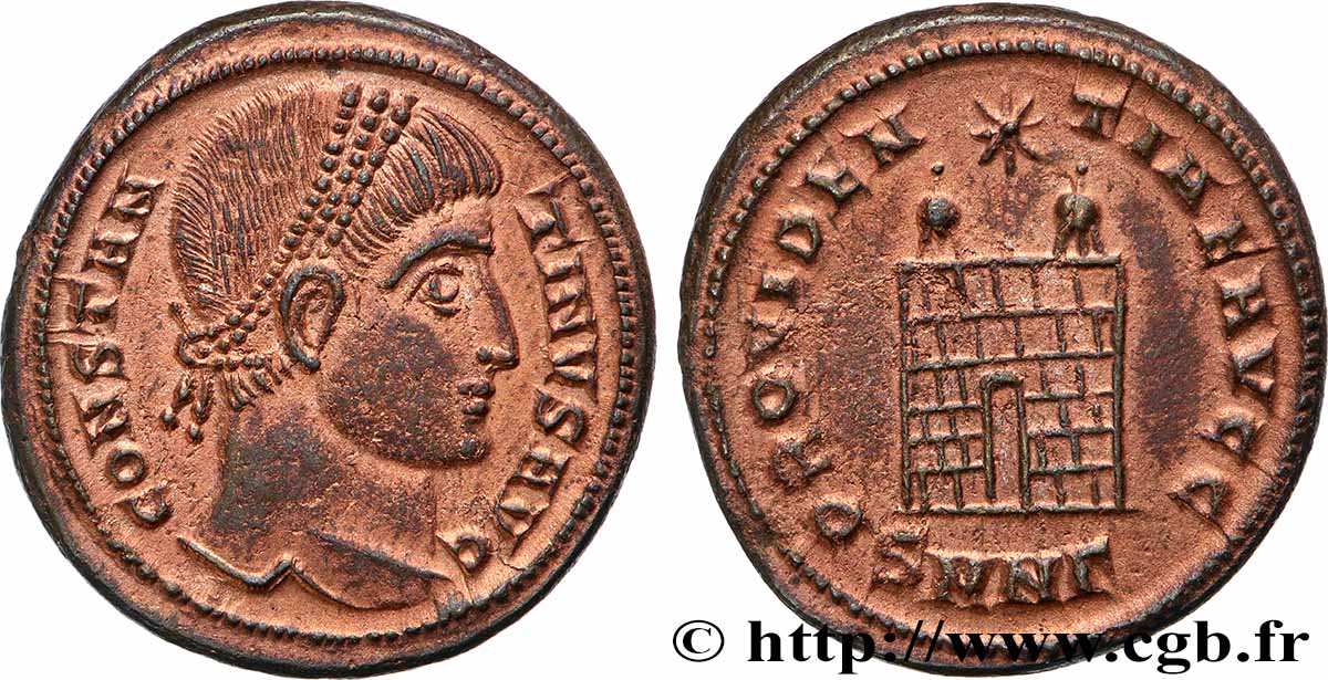CONSTANTINE I THE GREAT Centenionalis ou nummus AU