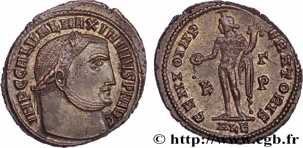 MAXIMIN II DAIA Follis ou nummus SUP/TTB+