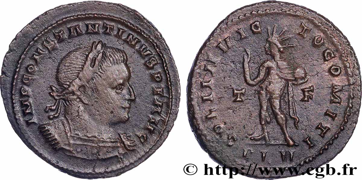 CONSTANTINO I EL MAGNO Follis ou nummus MBC
