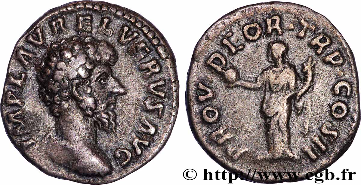 LUCIUS VERUS Denier AU