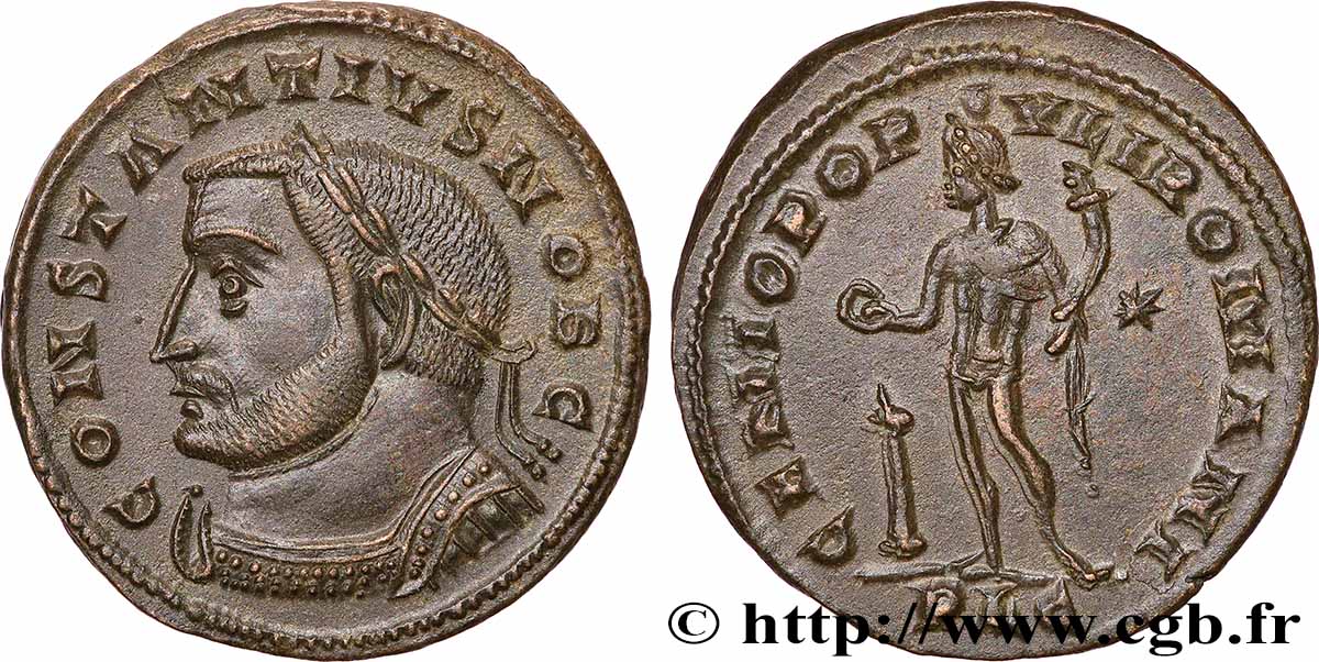 CONSTANTIUS I Follis ou nummus VZ