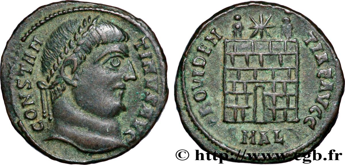 CONSTANTINE I THE GREAT Centenionalis ou nummus AU