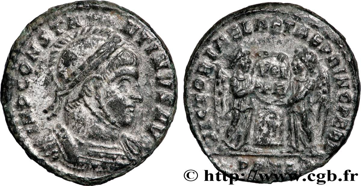 CONSTANTINE I THE GREAT Centenionalis ou nummus AU