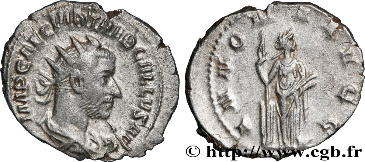 TREBONIANUS GALLUS Antoninien AU