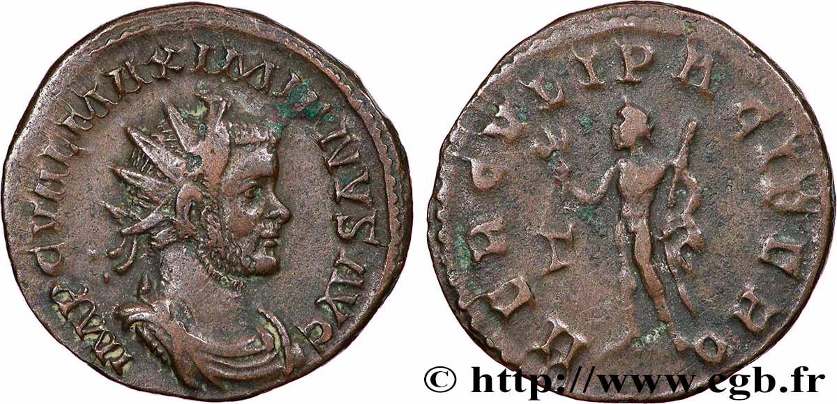 MAXIMIANUS HERCULIUS Aurelianus AU/XF