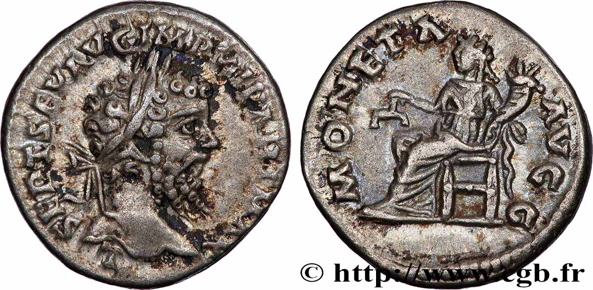 SEPTIMIUS SEVERUS Denier AU