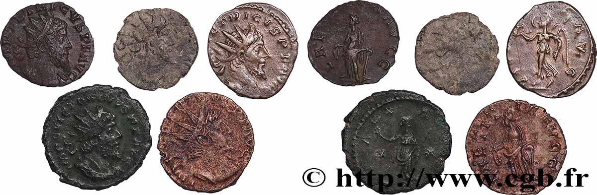 LOTS Lots de 5 monnaies lot