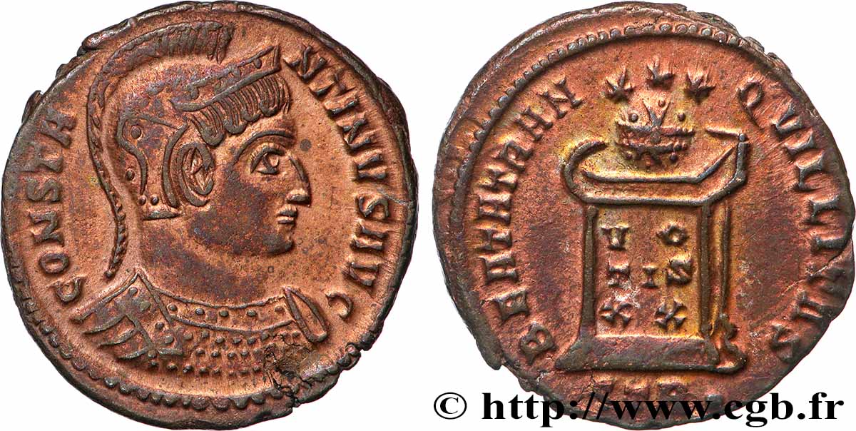 CONSTANTINE I THE GREAT Centenionalis ou nummus AU