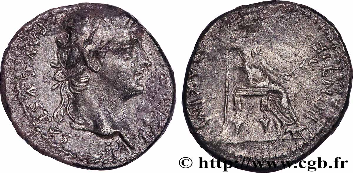 TIBÈRE Denier TTB