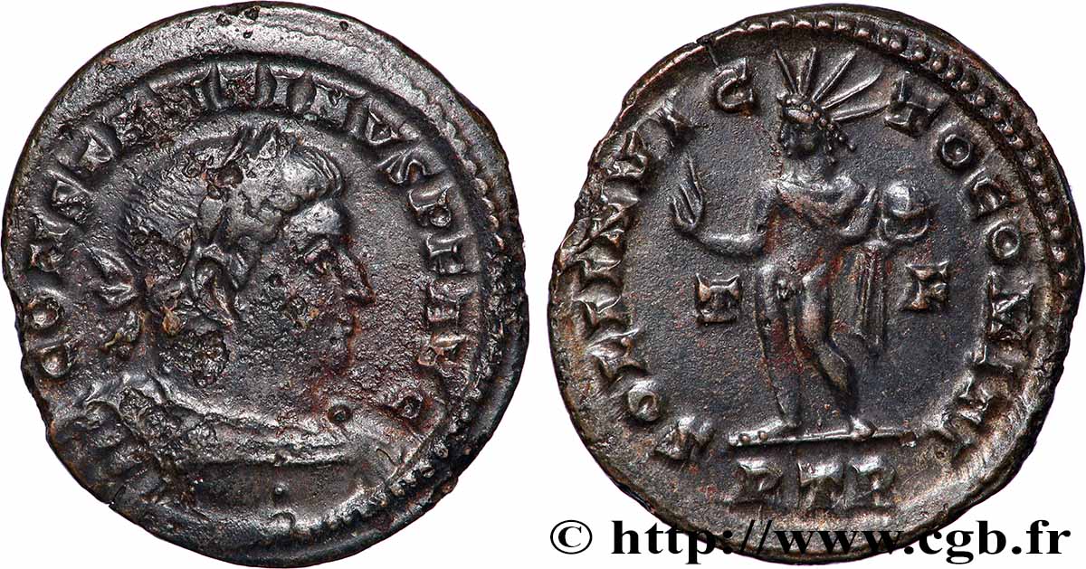 CONSTANTINUS I DER GROßE Follis ou nummus SS/fVZ