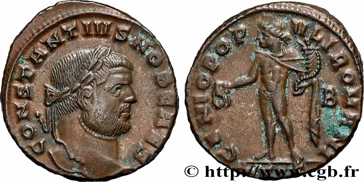 CONSTANTIUS I Follis ou nummus fVZ