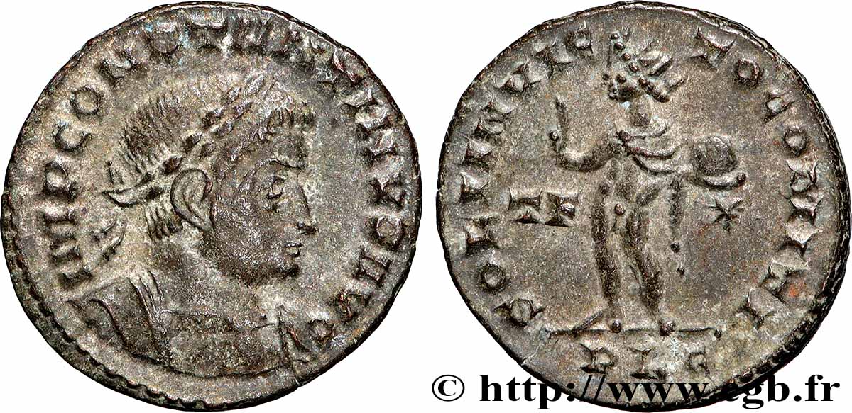 CONSTANTINUS I DER GROßE Follis ou nummus fVZ