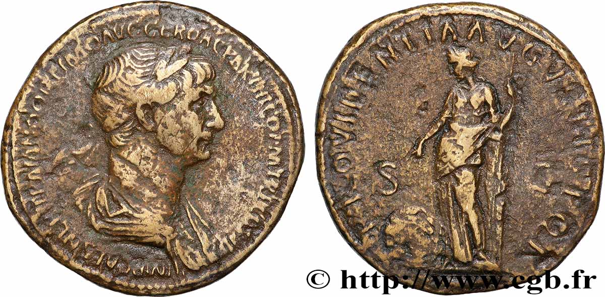 TRAJAN Sesterce TTB