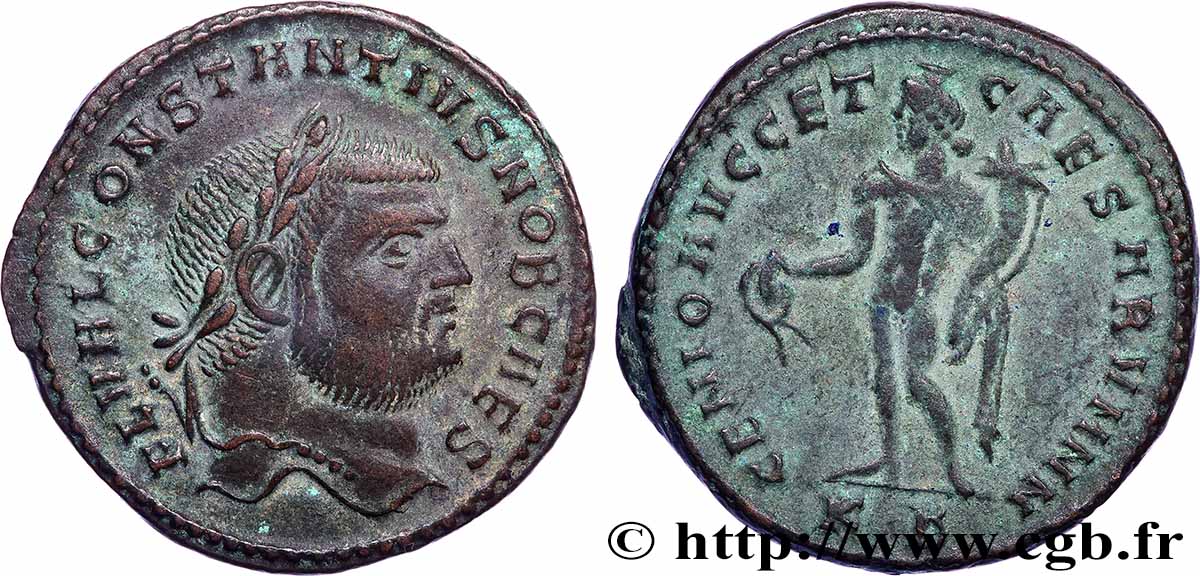 CONSTANTIUS I Follis ou nummus fVZ