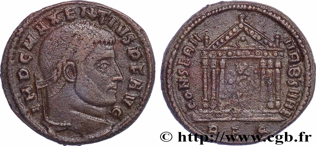 MASSENZIO Follis ou nummus q.SPL