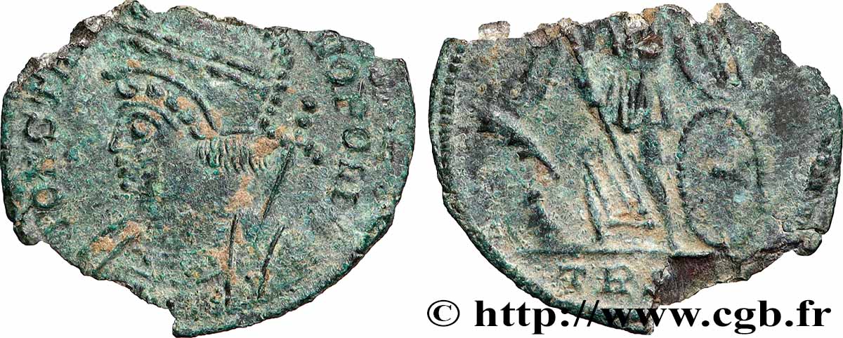 CONSTANTINOPOLIS Centenionalis ou nummus XF