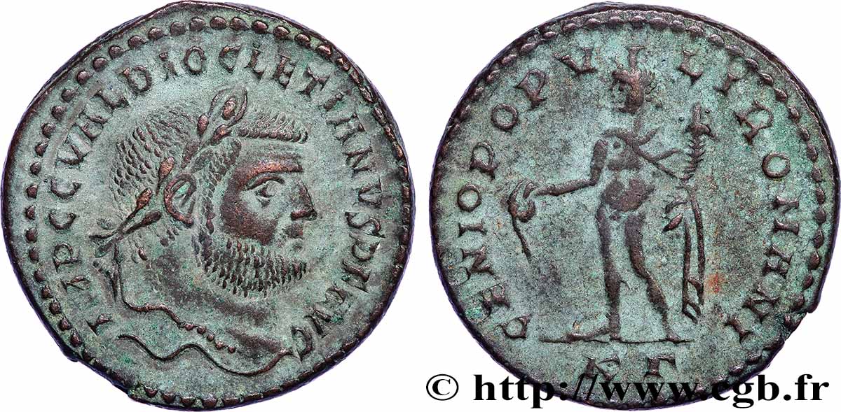 DIOCLETIAN Follis ou nummus AU