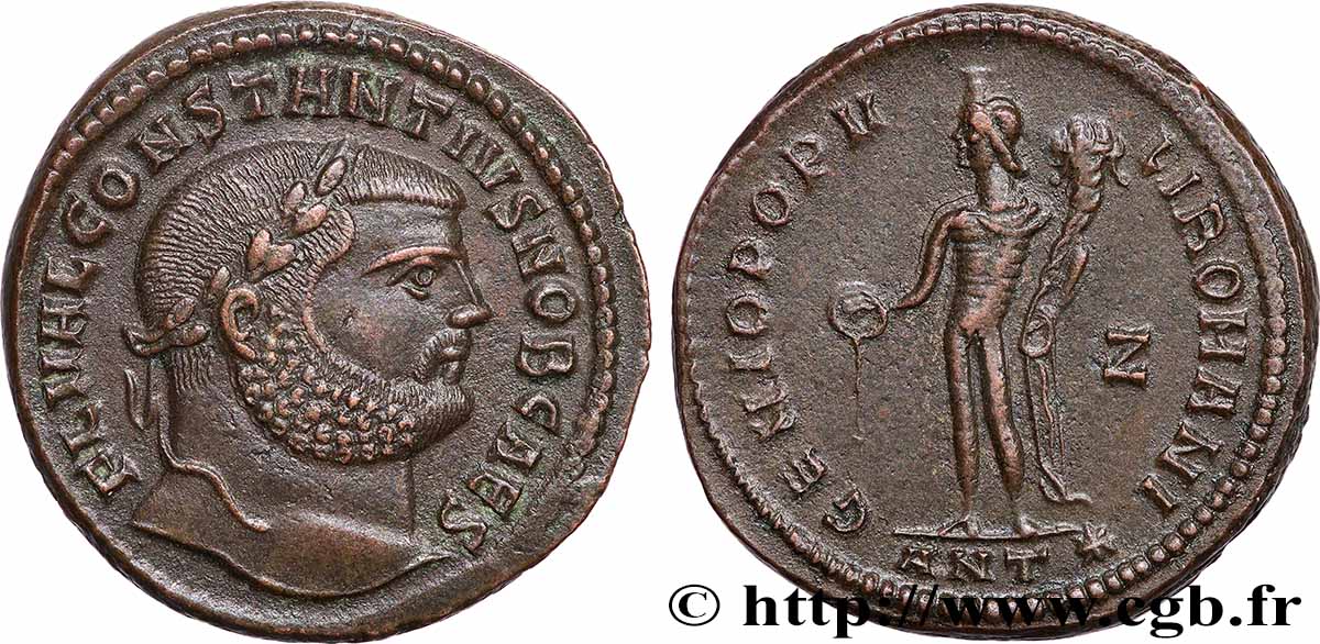 CONSTANTIUS I Follis ou nummus fST/fVZ