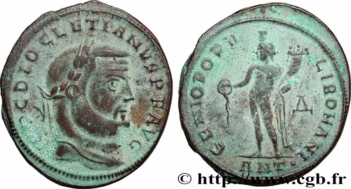 DIOCLÉTIEN Follis ou nummus TTB