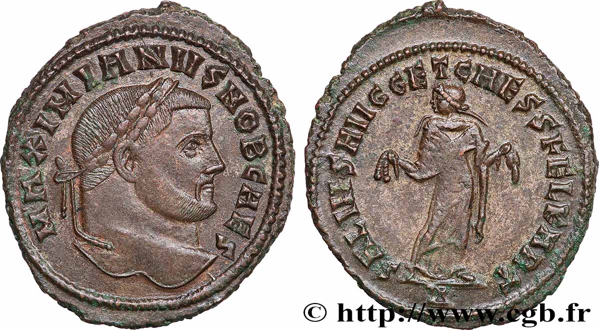 GALÈRE Follis ou nummus TTB+