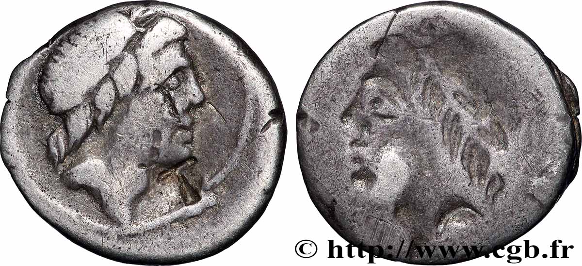 RÉPUBLIQUE ROMAINE - ANONYMES Quinaire incus TTB