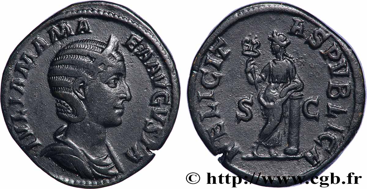 JULIA MAMÉE Sesterce TTB+