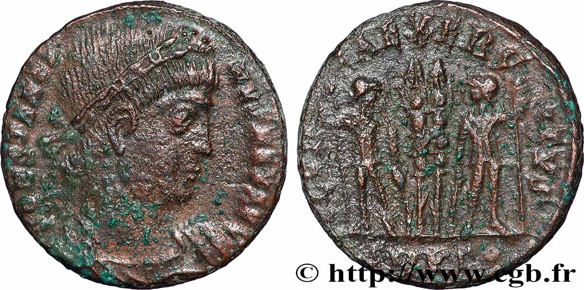 CONSTANTINUS I DER GROßE Centenionalis ou nummus SS