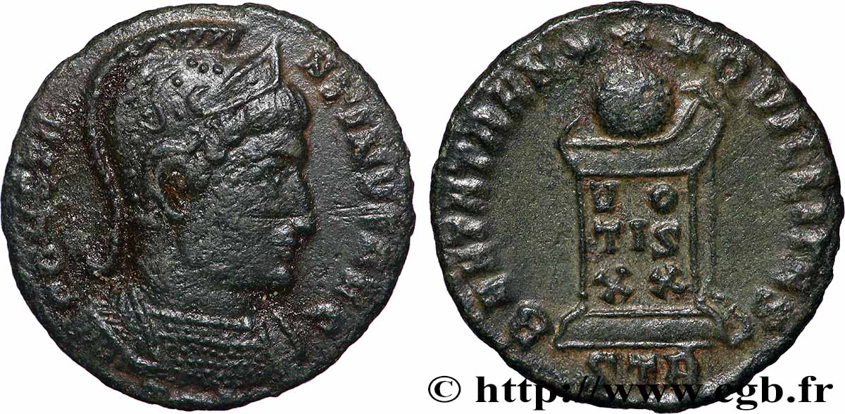 CONSTANTINUS I DER GROßE Centenionalis ou nummus fVZ