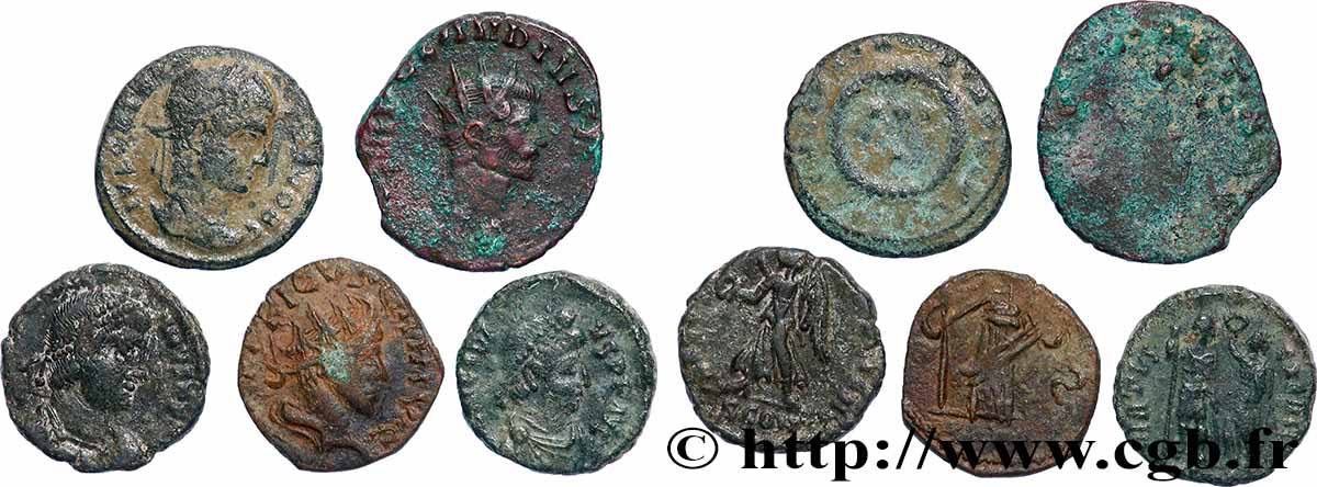 LOTS Lots de 5 monnaies lot