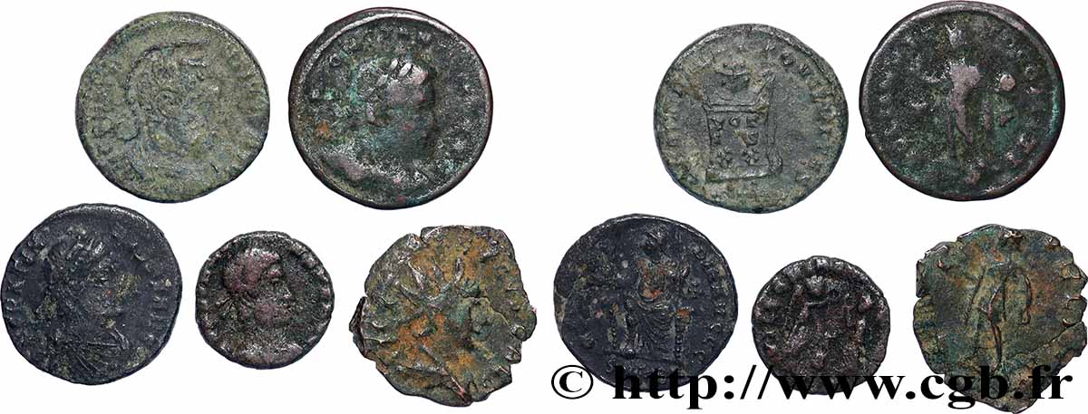 LOTS Lots de 5 monnaies lot