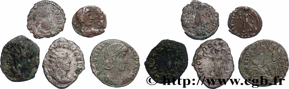 LOTS Lots de 5 monnaies lot