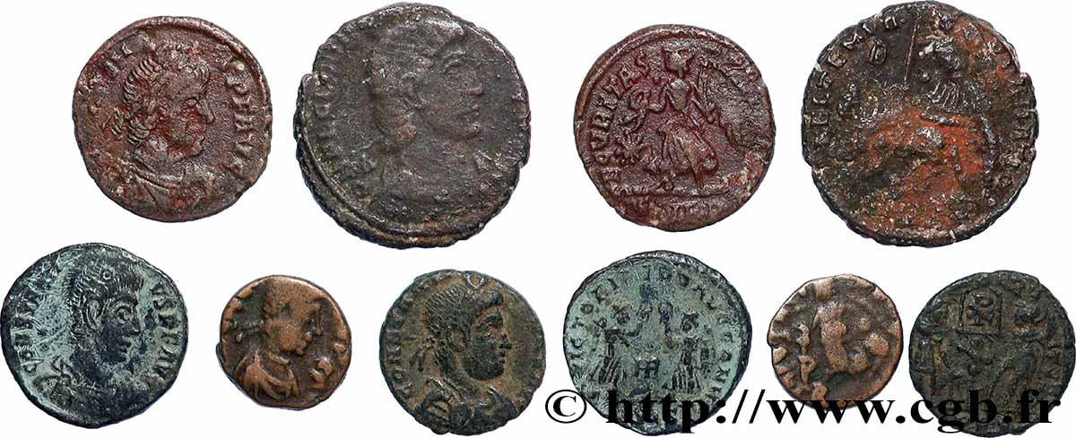 LOTS Lots de 5 monnaies lot