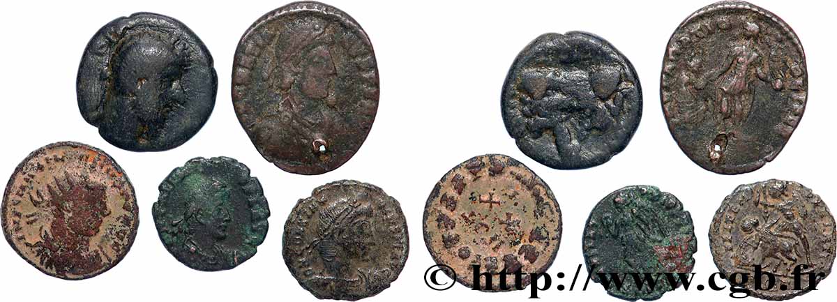 LOTS Lots de 5 monnaies lot