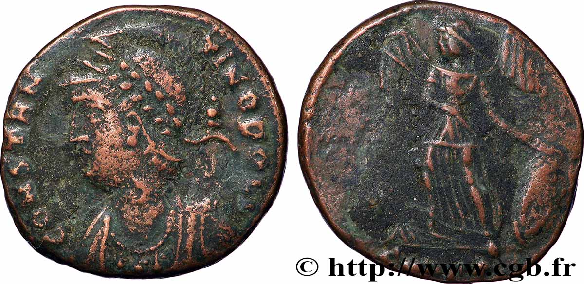 CONSTANTINOPEL Centenionalis ou nummus SS