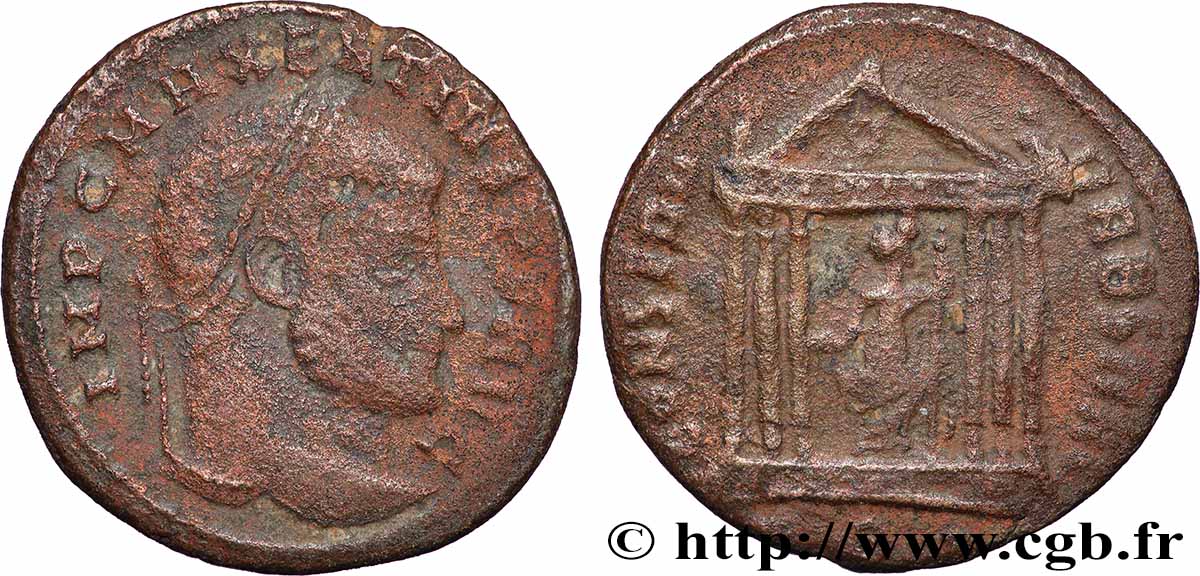 MAXENTIUS Follis ou nummus fSS/SS