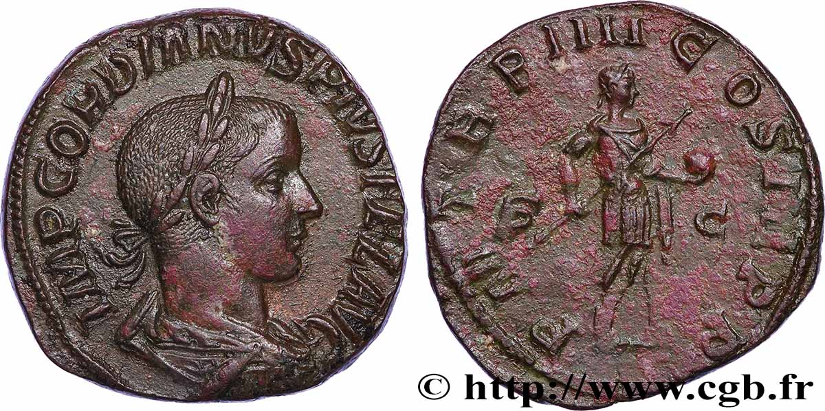 GORDIAN III Sesterce AU