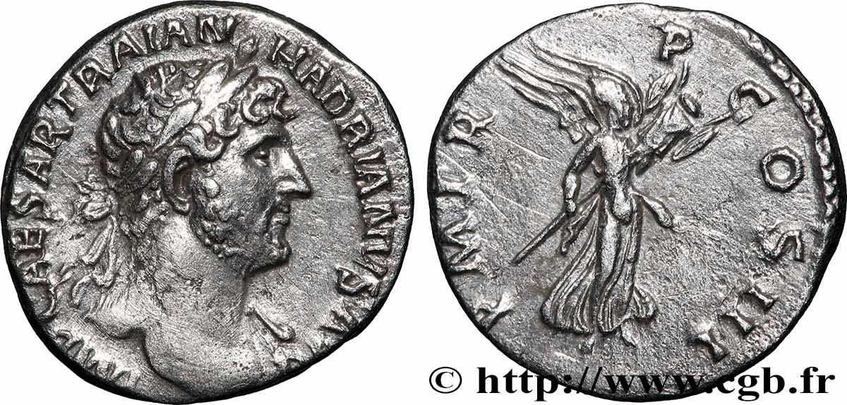 HADRIAN Denier AU