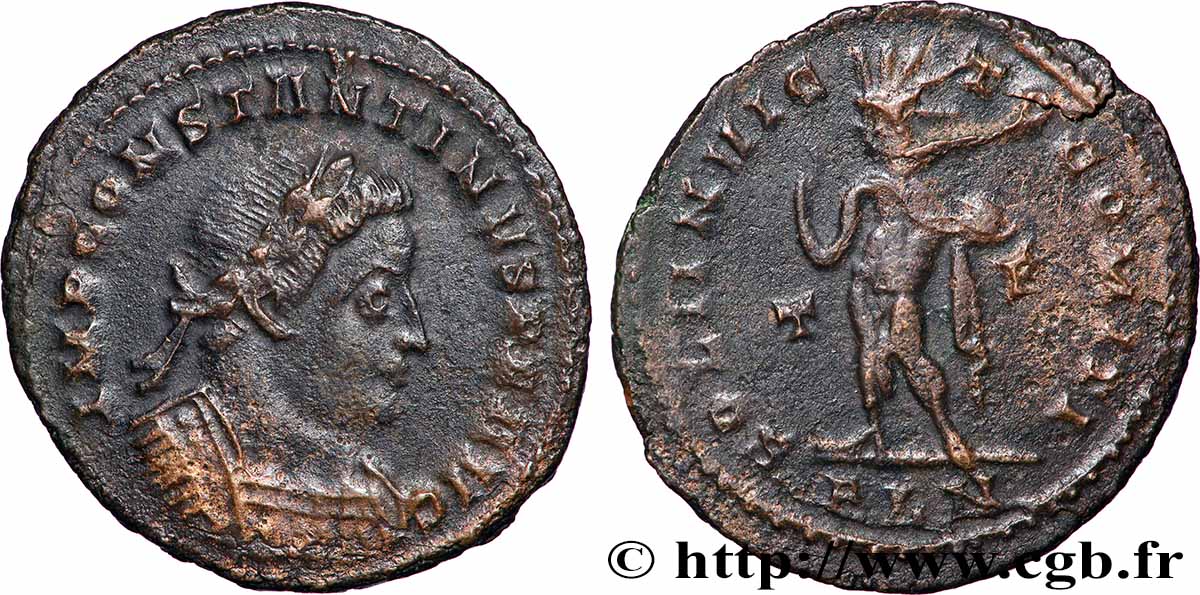 CONSTANTINUS I DER GROßE Follis ou nummus fSS