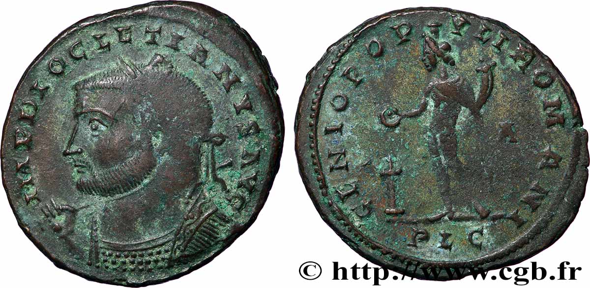 DIOCLÉTIEN Follis ou nummus TTB+/TTB