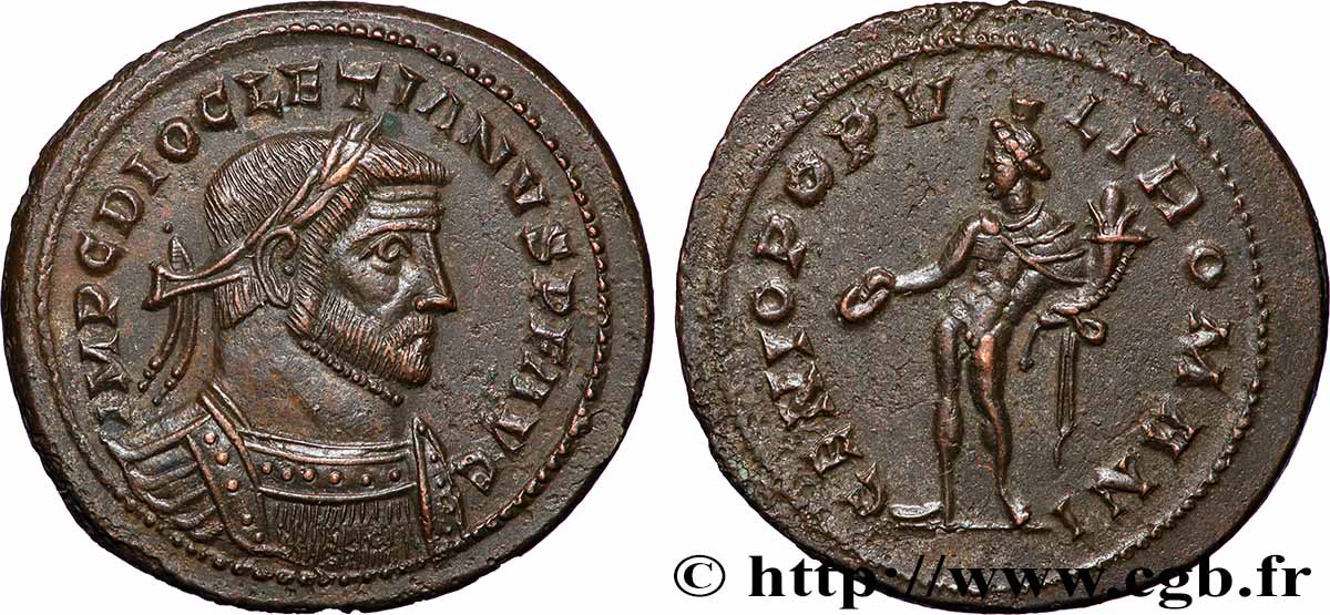 DIOCLETIAN Follis ou nummus AU/AU