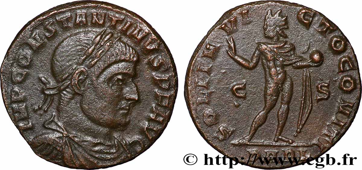CONSTANTIN Ier LE GRAND Follis ou nummus TTB