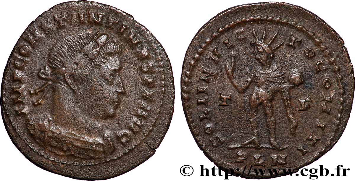 CONSTANTINUS I DER GROßE Follis ou nummus fSS/SS