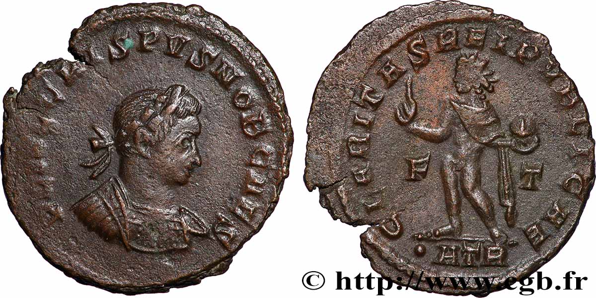 CRISPUS Follis ou nummus fVZ/SS