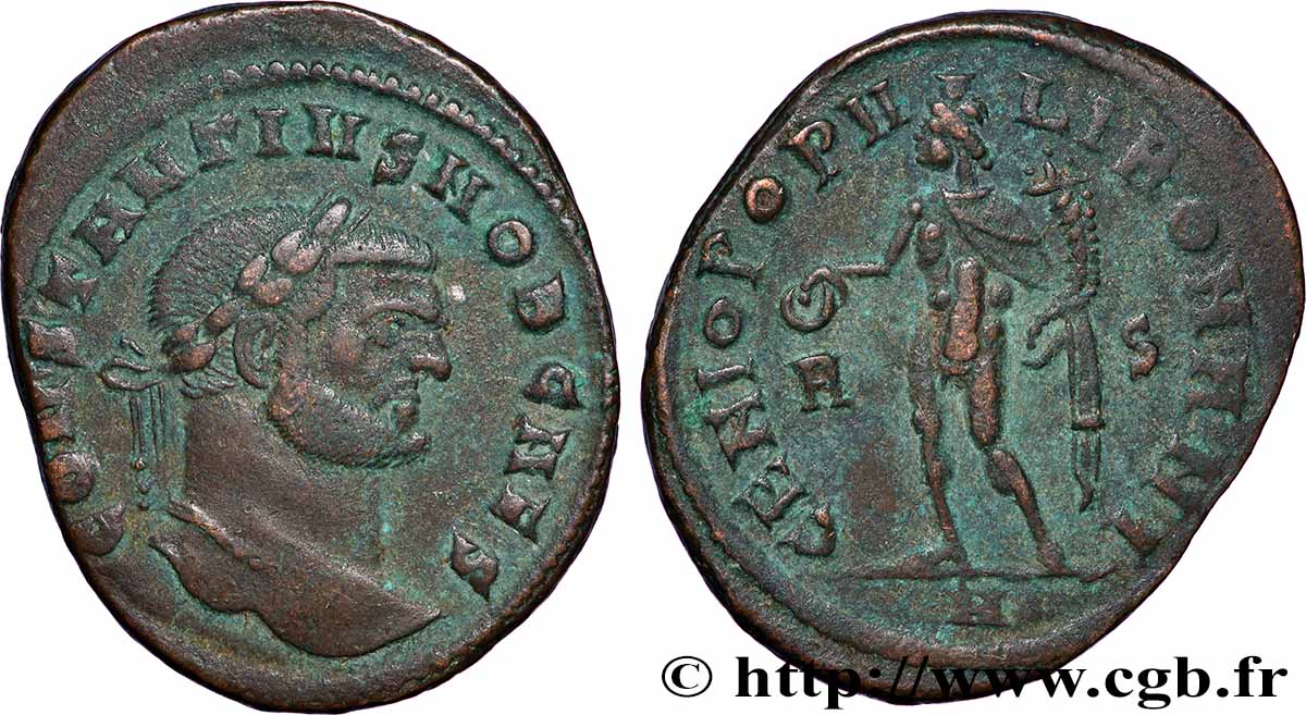 CONSTANCE Ier CHLORE Follis ou nummus TTB+