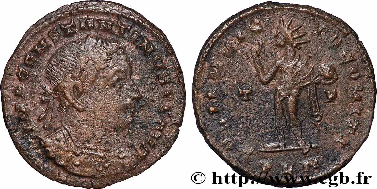 CONSTANTIN Ier LE GRAND Follis ou nummus TB+/TTB