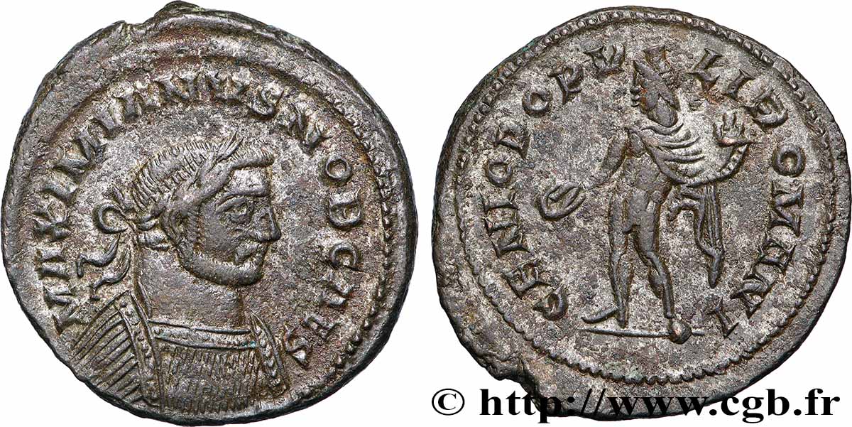 GALÈRE Follis ou nummus TTB+