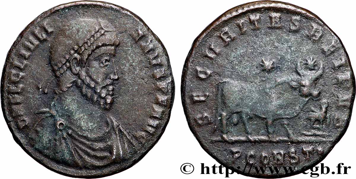 JULIEN II LE PHILOSOPHE Double maiorina TTB