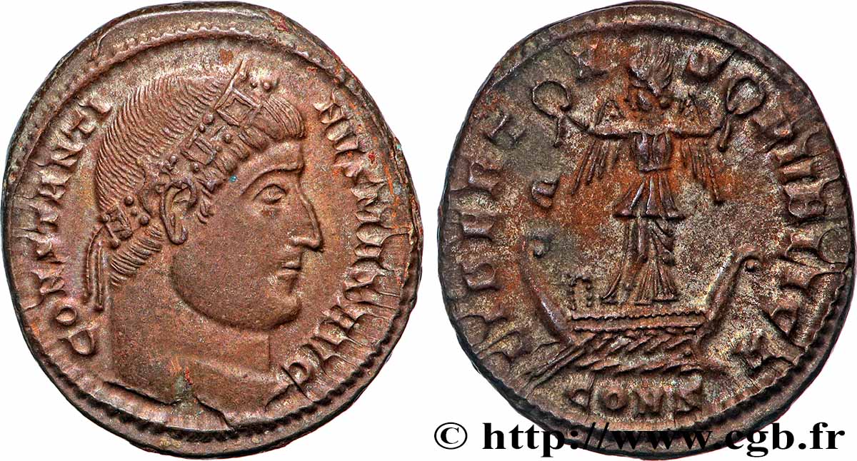 CONSTANTINE I THE GREAT Centenionalis ou nummus AU