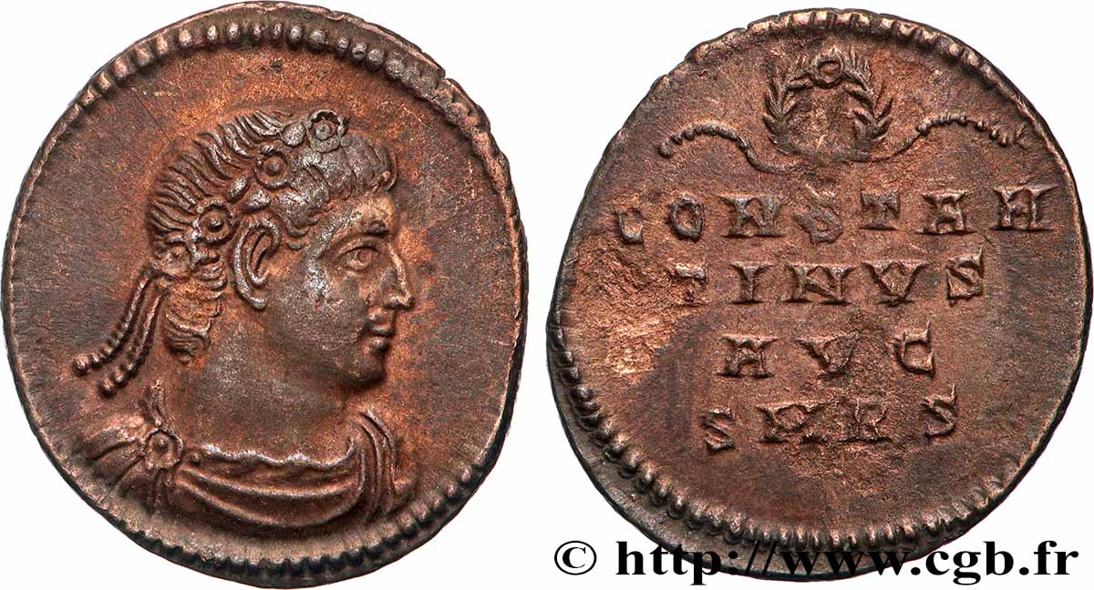 CONSTANTINE I THE GREAT Nummus AU